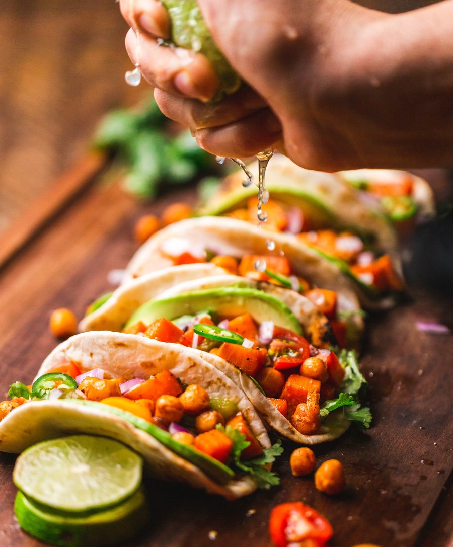 Fresh tacos at The Paradise